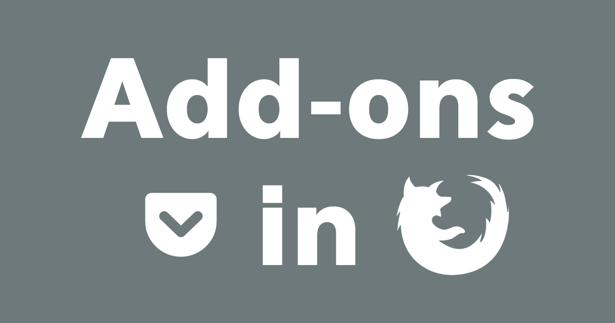 Firefoxアドオン：従来のPocketアドオンを利用する方法